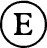 European Letter E