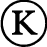 European Letter K
